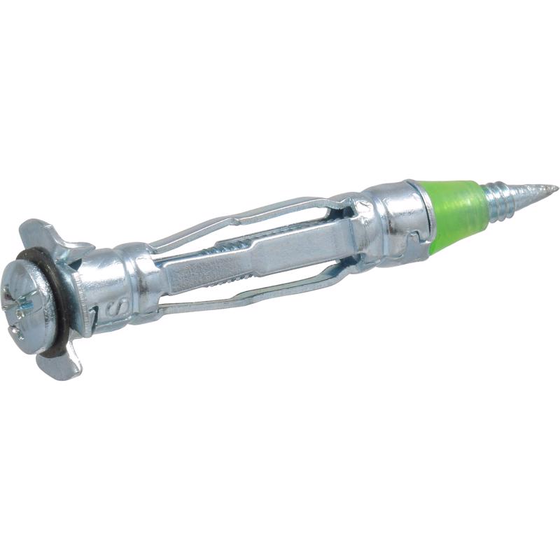 HILLMAN 0.52 in. D X 1/8 x-short in. L Metal Pan Head Drive Wall Anchors 2 pk