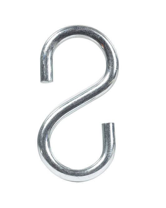 Hampton Medium Zinc-Plated Silver Steel 2.125 in. L S-Hook 55 lb 1 pk