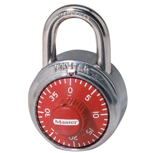 Master Lock 2 in. H X 1-7/8 in. W Stainless Steel 3-Dial Combination Combination Padlock