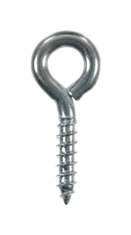 Ace 1/8 in. D X 1-3/16 in. L Zinc-Plated Steel Screw Eye 25 lb. cap. 8 pk