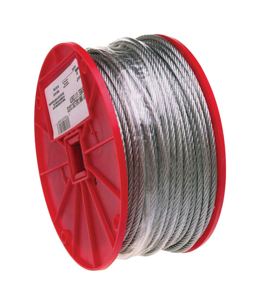 Campbell 1/8 in. D X 500 ft. L Galvanized Steel Aircraft Cable