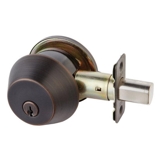 Ace Oil Rubbed Bronze Solid Bronze Alloy Single Cylinder Deadbolt