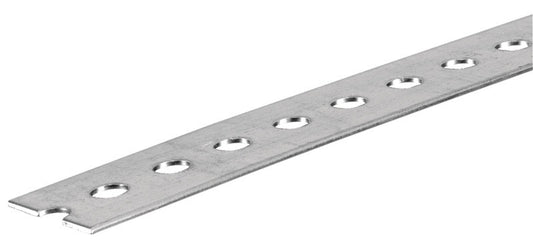 SteelWorks 0.07 in. X 1.38 in. W X 36 in. L Steel Slotted Flat Bar