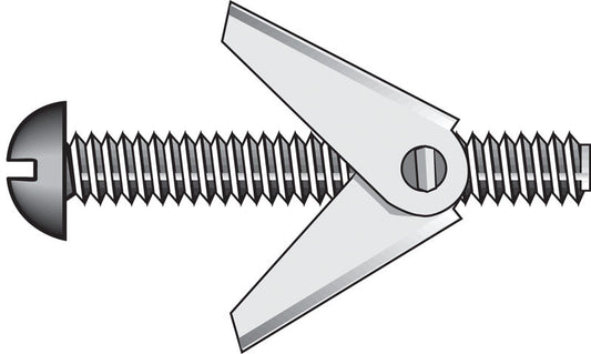 HILLMAN 1/8 in. D X 2 in. L Truss Steel Toggle Bolt 50 pk