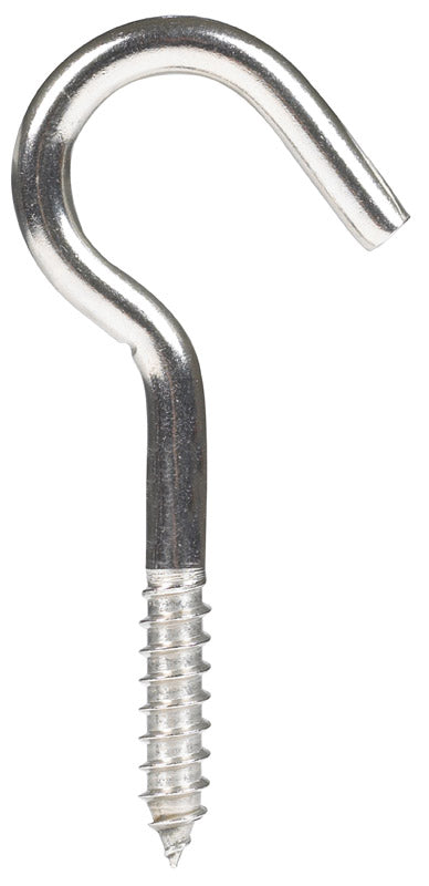 Hampton Small Stainless Steel 4.1875 in. L Clothesline Hook 215 lb 1 pk