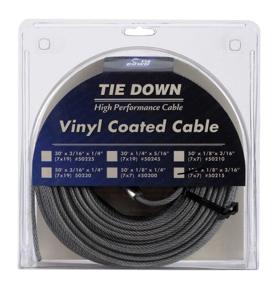 Tie Down Engineering 1/8 in. D X 100 ft. L Vinyl Coated Galvanized Steel Aircraft Cable