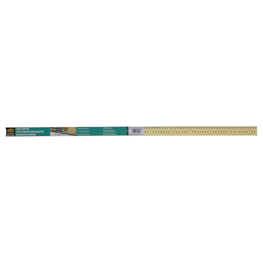 M-D BUILDING PRODUCTS 0.5 in. H X 1.375 in. W X 36 in. L Satin Brass Aluminum Carpet Gripper
