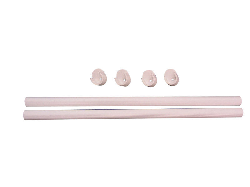 Easy Track 4 in. H X 1 in. W X 24 in. L Steel Closet Organizer