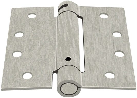 Ace 4 in. L Satin Nickel Self Closing Hinge 1 pk
