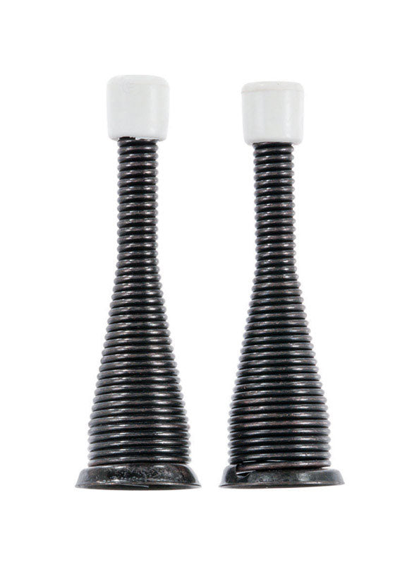 Ace 3 in. W Metal Oil Rubbed Bronze Bronze Spring Broad Base Door Stop Mounts to door and wall 1/8 i