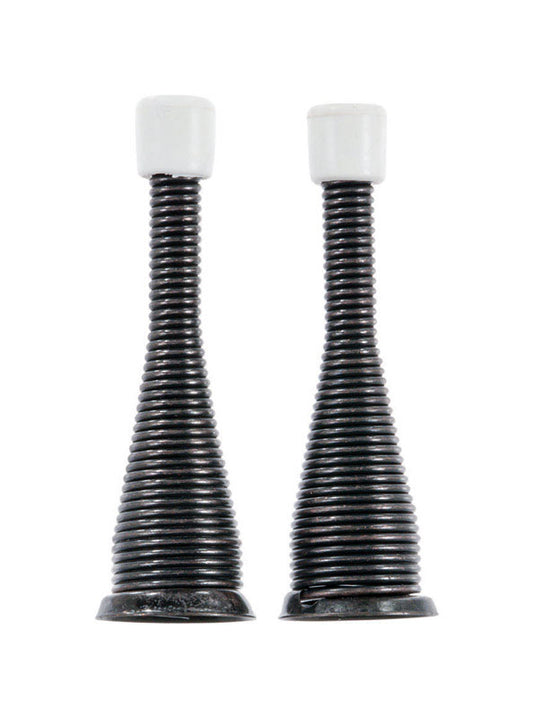 Ace 3 in. W Metal Oil Rubbed Bronze Bronze Spring Broad Base Door Stop Mounts to door and wall 1/8 i