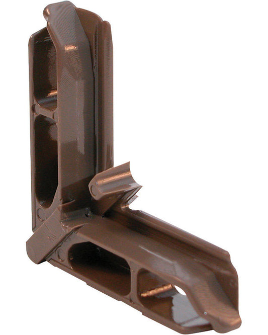 Prime-Line Brown Plastic 7/16 in. W X 3/4 in. L Screen Frame Corner 20 pk