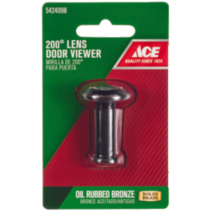 Ace 0.54 in. D 200 deg Brass Brass Door Viewer