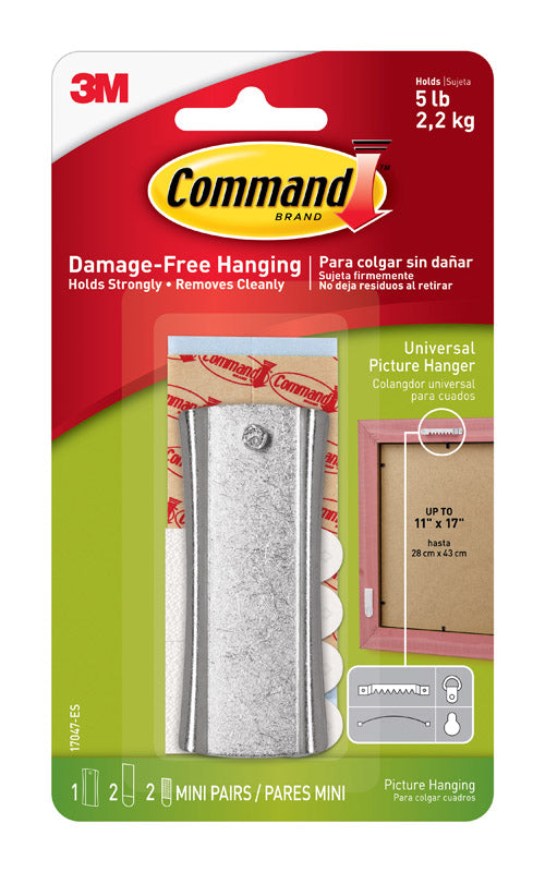 3M Command Silver Assorted Picture Hanger 5 lb 1 pk