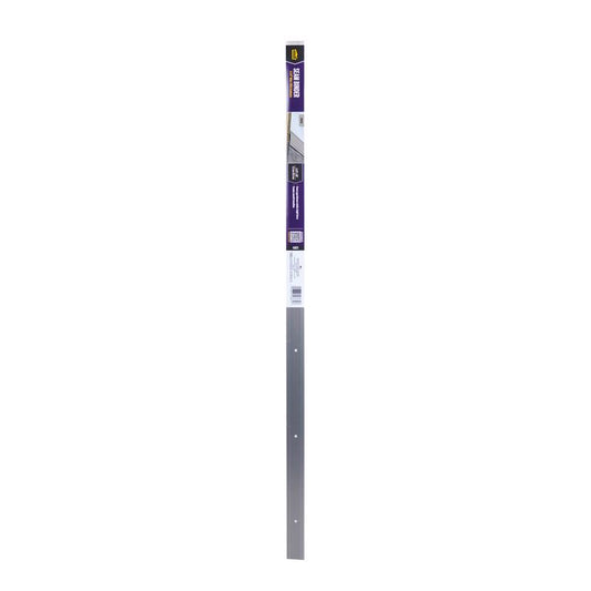 M-D BUILDING PRODUCTS 1.25 in. W X 36 in. L Anodized Pewter Silver Aluminum Seam Binder