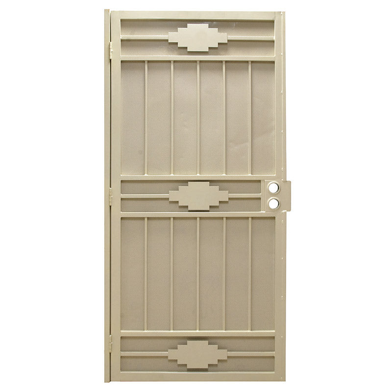 Precision 81-3/4 in. H X 36 in. W Sedona Almond Steel Security Door