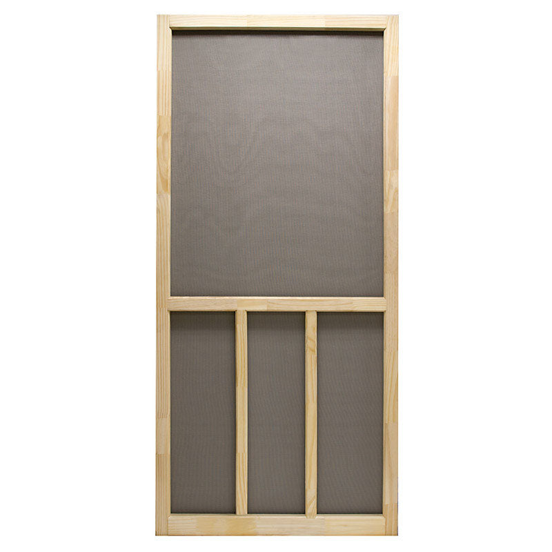 Precision 80-1/2 in. H X 36 in. W Aspen Natural Wood Wood Screen Door