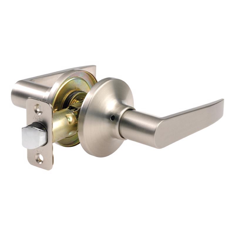 Ace Straight Lever Satin Nickel Passage Lever 1-3/4 in.