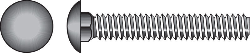 HILLMAN 1/2 in. X 3 in. L Hot Dipped Galvanized Steel Carriage Bolt 50 pk