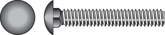 HILLMAN 1/2 in. X 3 in. L Hot Dipped Galvanized Steel Carriage Bolt 50 pk