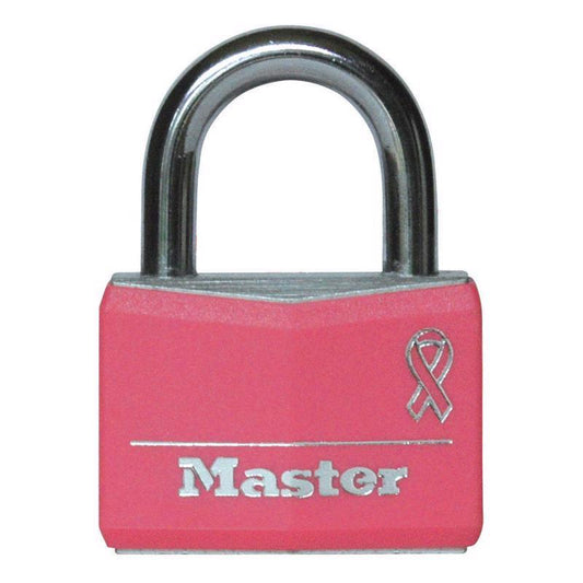 Master Lock 1-5/16 in. H X 1/2 in. W X 1-9/16 in. L Vinyl Covered Steel Double Locking Covered Padlo