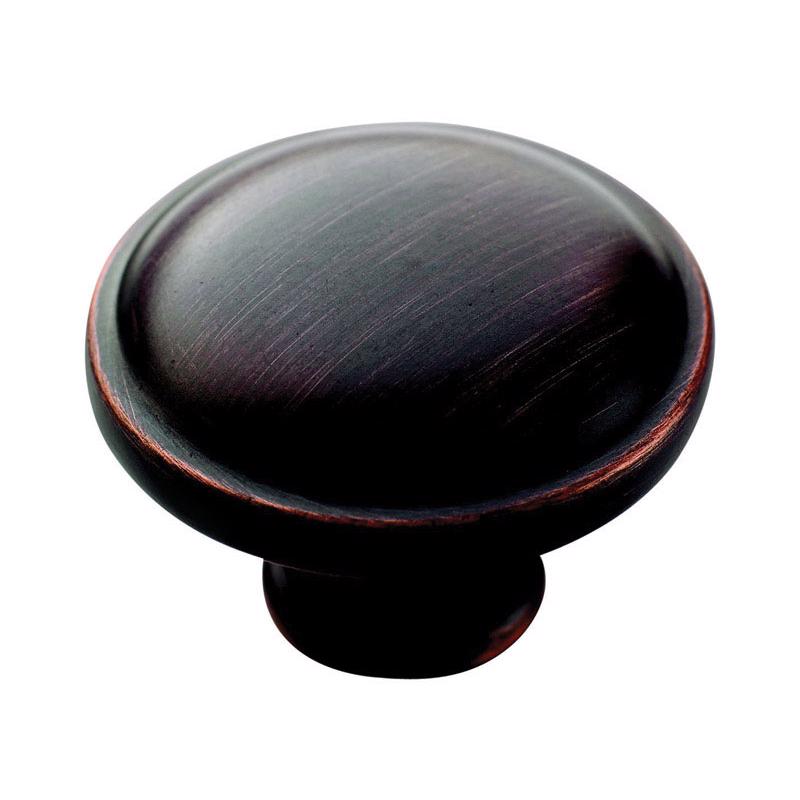 Amerock Allison Round Cabinet Knob 1-1/4 in. D 15/16 in. Oil Rubbed Bronze 1 pk
