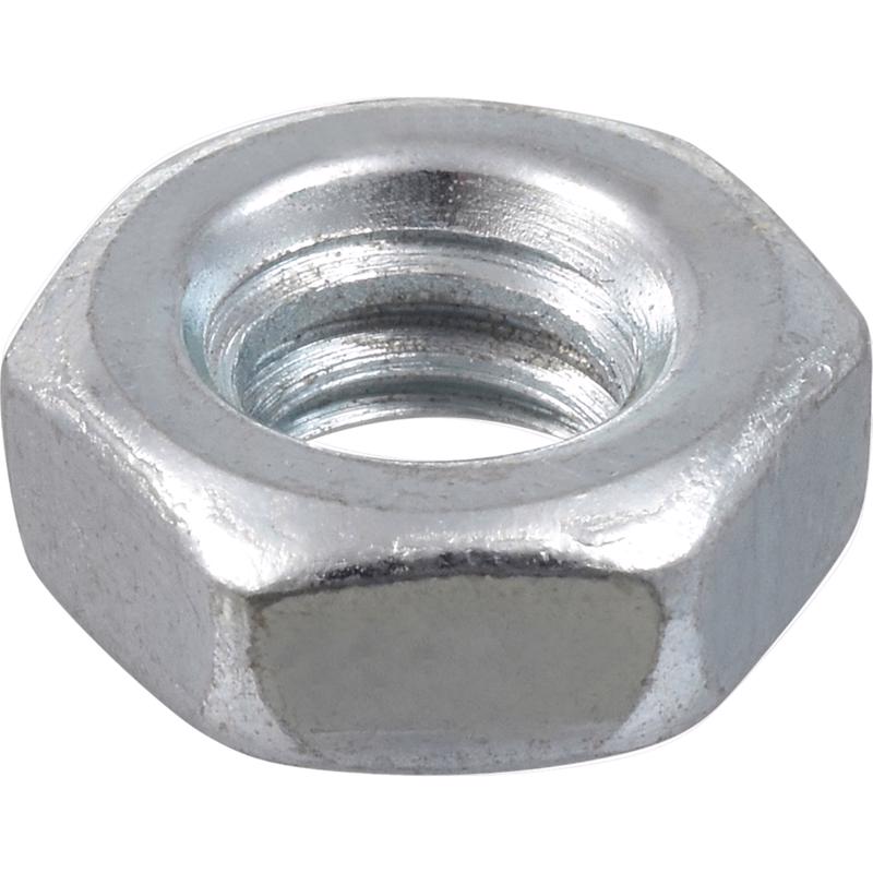 HILLMAN 10-24 in. Zinc-Plated Steel SAE Hex Machine Screw Nut 100 pk