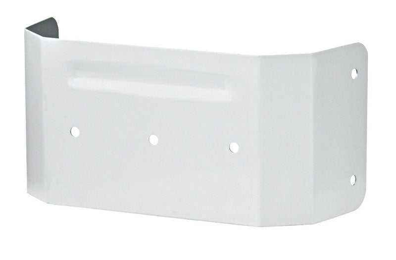 Amerimax 2.5 in. H X 3.25 in. W X 1.75 in. L White Aluminum Downspout Bracket