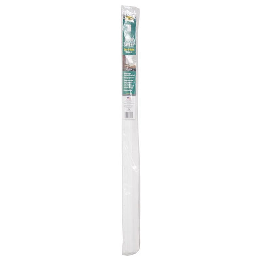 M-D BUILDING PRODUCTS White Aluminum Sweep For Doors 36 in. L X 2.5 in.