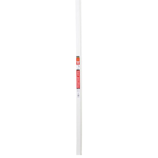 M-D BUILDING PRODUCTS White Vinyl Top & Sides Door Seal For Garage Doors 84 in. L X 0.38 in.