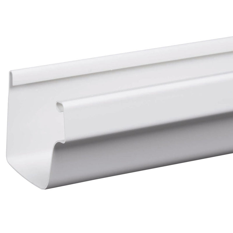 Amerimax 4.5 in. H X 5 in. W X 120 in. L White Vinyl K Gutter