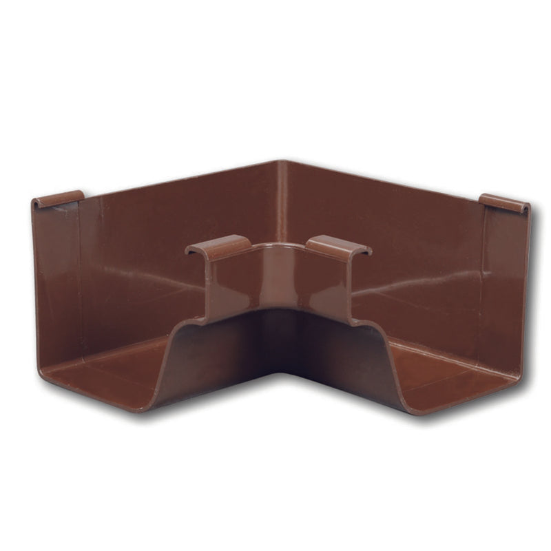 Amerimax 5 in. W X 6.25 in. L Brown Vinyl K Inside Corner