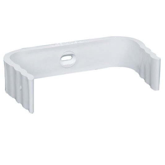 Amerimax 1 in. H X 7 in. W X 8 in. L White Vinyl K Downspout Band