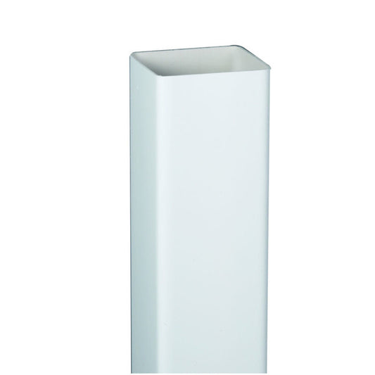 Amerimax 2 in. H X 2 in. W X 120 in. L White Vinyl U Downspout