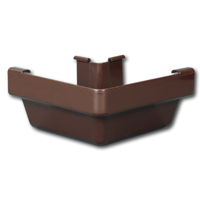 Amerimax 6.25 in. H X 3.25 in. W X 6.25 in. L Brown Vinyl K Outside Miter