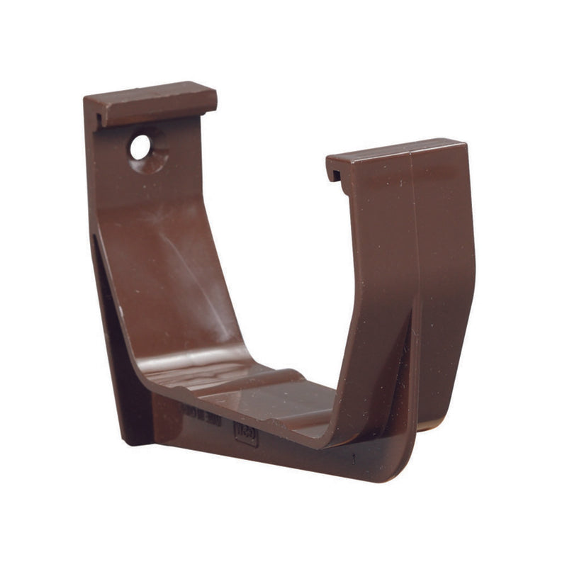 Amerimax 5.75 in. H X 3.25 in. W X 5 in. L Brown Vinyl U Exterior Hook Bracket