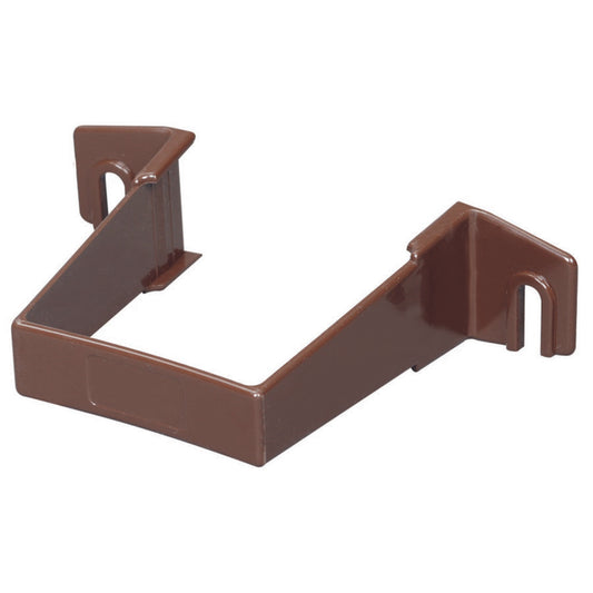 Amerimax 3.3 in. H X 1 in. W X 4.3 in. L Brown Vinyl U Downspout Bracket