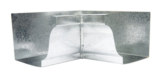 Amerimax 5 in. H X 7.5 in. W X 5 in. L Metallic Galvanized Steel K Inside Miter