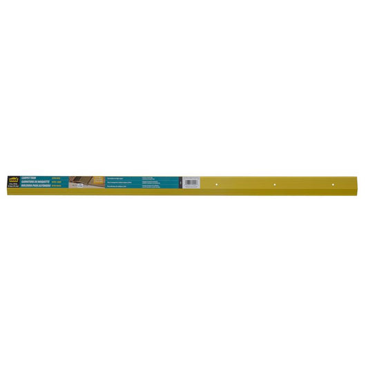 M-D BUILDING PRODUCTS 0.375 in. H X 2 in. W X 36 in. L Prefinished Satin Brass Aluminum Carpet Trim