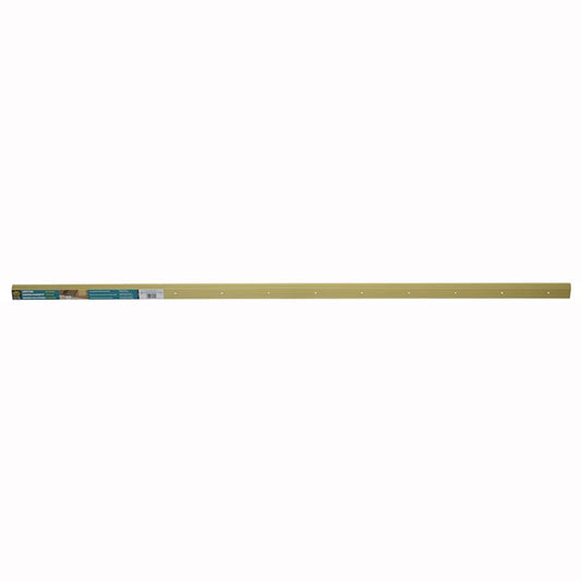 M-D BUILDING PRODUCTS 0.375 in. H X 2 in. W X 72 in. L Prefinished Satin Brass Aluminum Carpet Trim