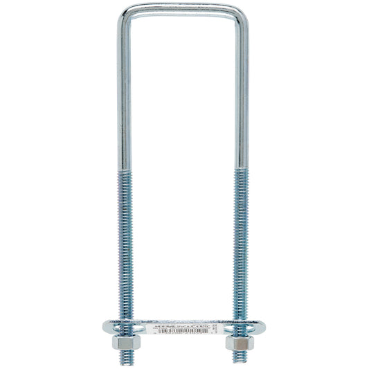 Hampton 5/16 in. X 2 in. W X 6-3/4 in. L Coarse Zinc-Plated Steel Square Bend U Bolt
