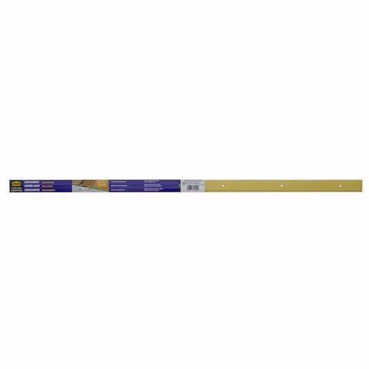 M-D BUILDING PRODUCTS 0.1 in. H X 1.25 in. W X 36 in. L Satin Brass Aluminum Seam Binder