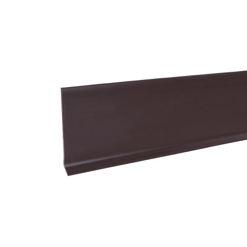 M-D BUILDING PRODUCTS 4 in. H X 0.08 in. W X 20 ft. L Prefinished Brown Vinyl Wall Base
