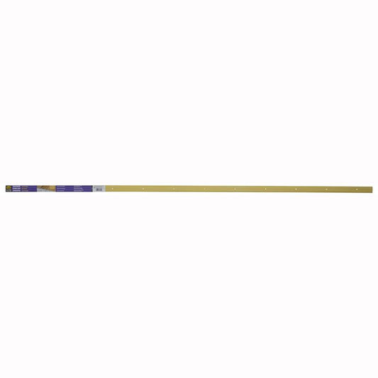 M-D BUILDING PRODUCTS 0.1 in. H X 1.25 in. W X 72 in. L Satin Brass Aluminum Seam Binder