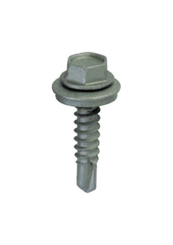 Teks No. 12 X 2 in. L Hex Hex Washer Head Coarse Roofing Screws