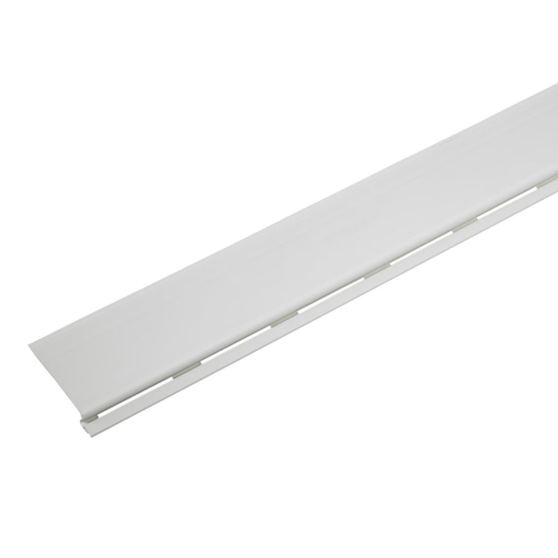 Amerimax 7 in. W X 36 in. L White PVC Gutter Cover 1 pk
