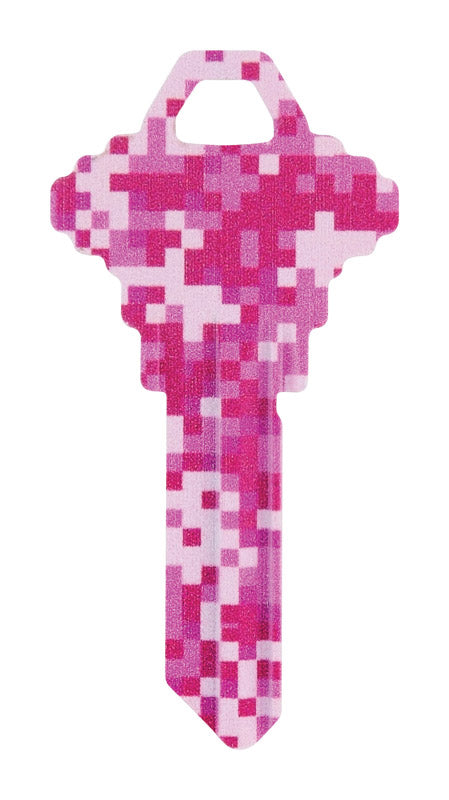 HILLMAN Wackeys Digital Camo House/Office Key Blank 68 SC1 Single For Schlage Locks