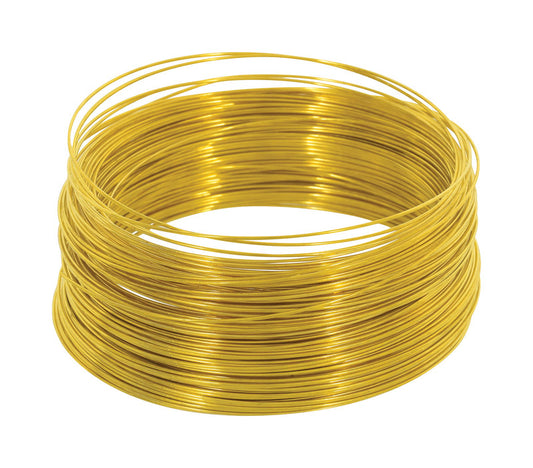 HILLMAN OOK 100 ft. L Brass 24 Ga. Wire