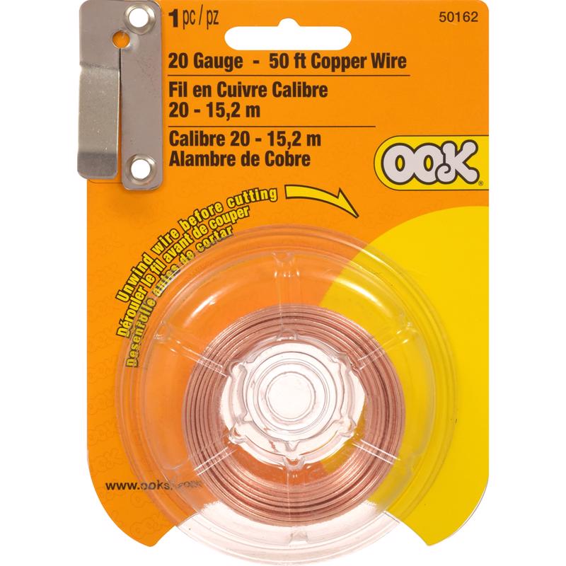 HILLMAN OOK 50 ft. L Copper 20 Ga. Wire