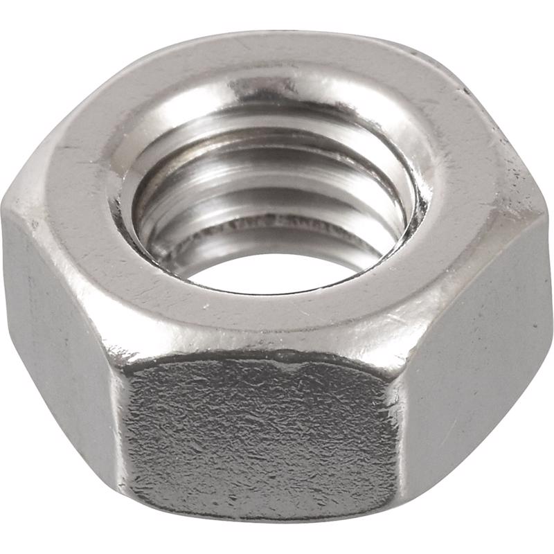 HILLMAN 5/16-18 in. Stainless Steel USS Hex Nut 100 pk